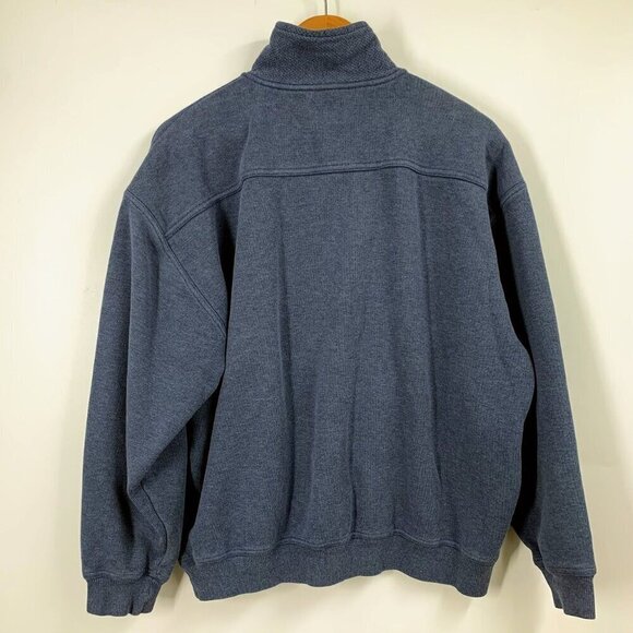 Tommy Bahama Men's 1/4 Ribbed 100% Cotton Long Sleeve Pullover‎ Sweatshirt SZ M - Picture 2 of 10